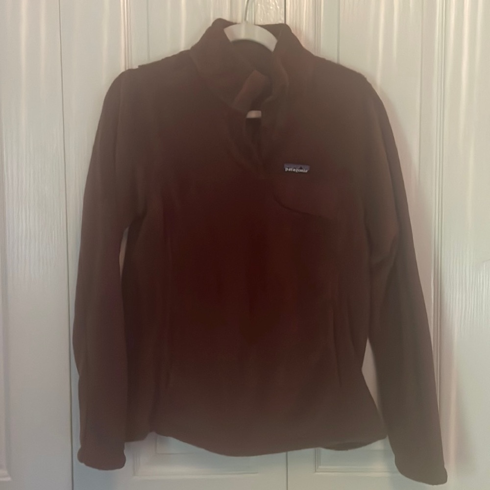 Medium Patagonia fleece half snap jacket